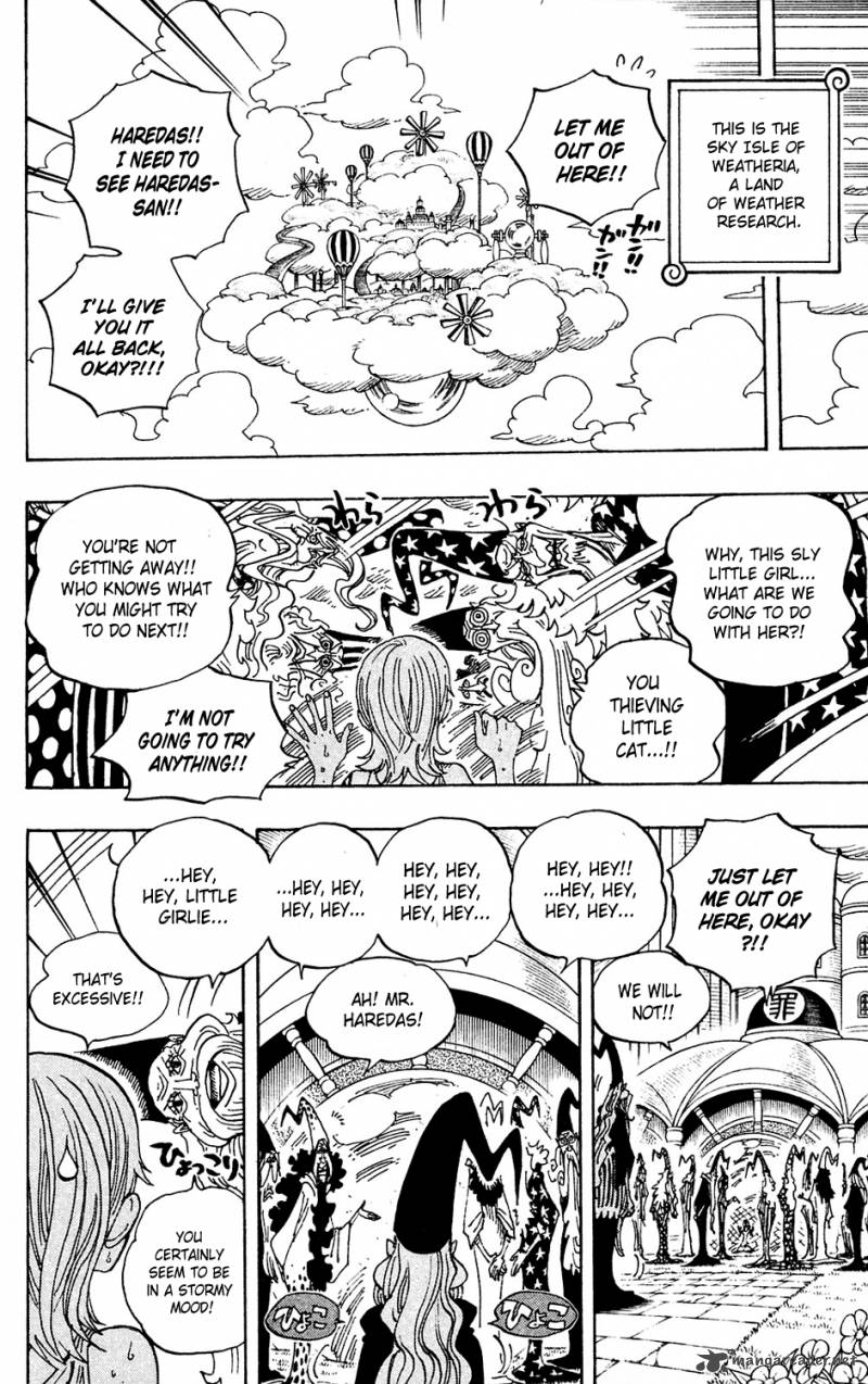 One Piece Manga Chapter 592 page 8 - Yell