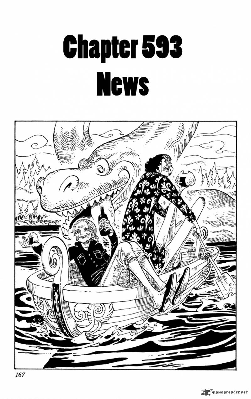 One Piece Manga Chapter 593 page 1 - NEWS