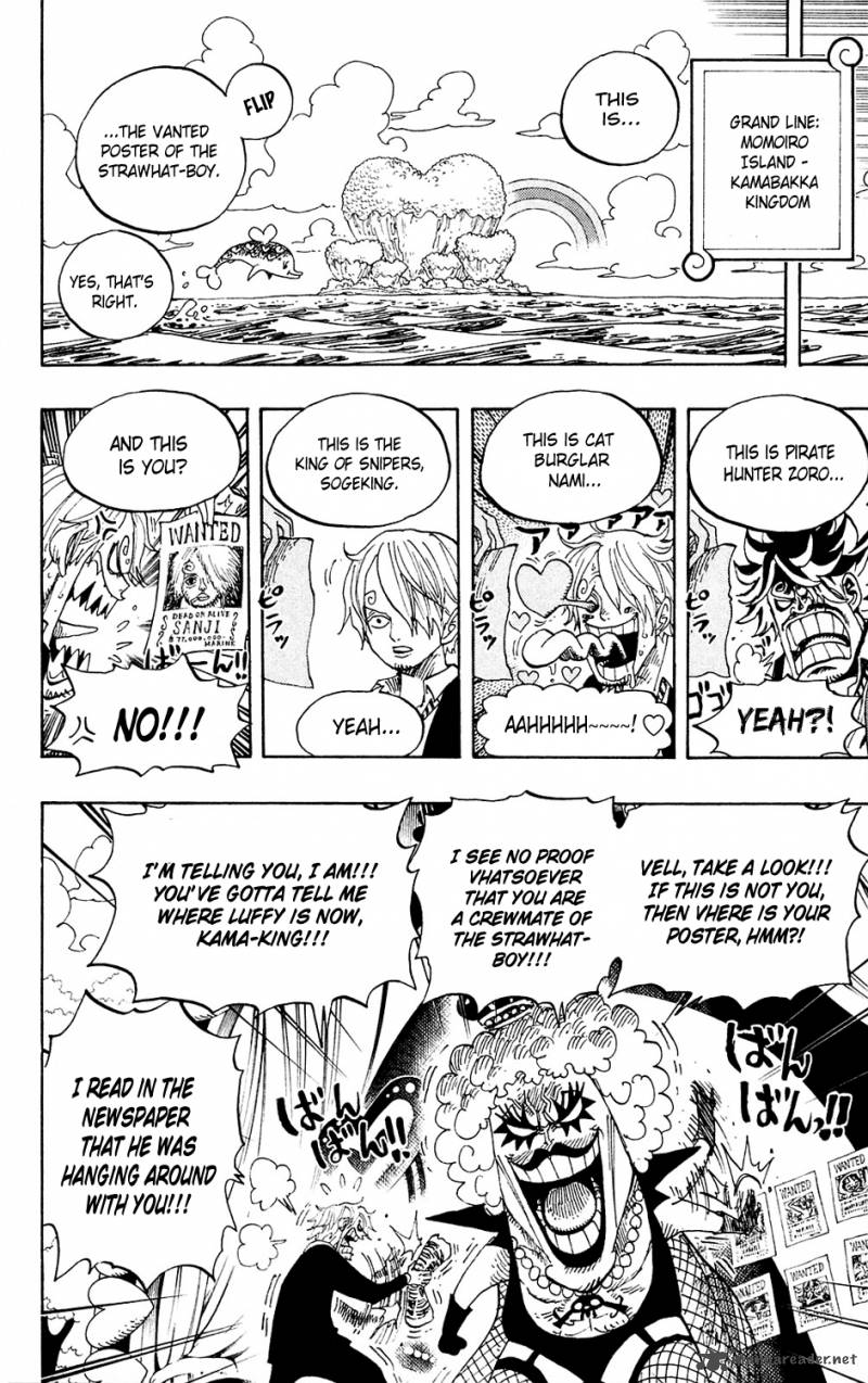 One Piece Manga Chapter 593 page 6 - NEWS