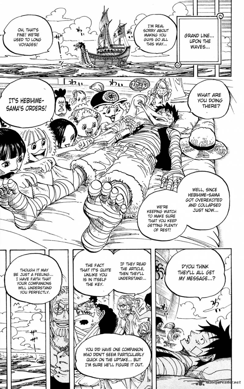 One Piece Manga Chapter 594 page 14 - Message