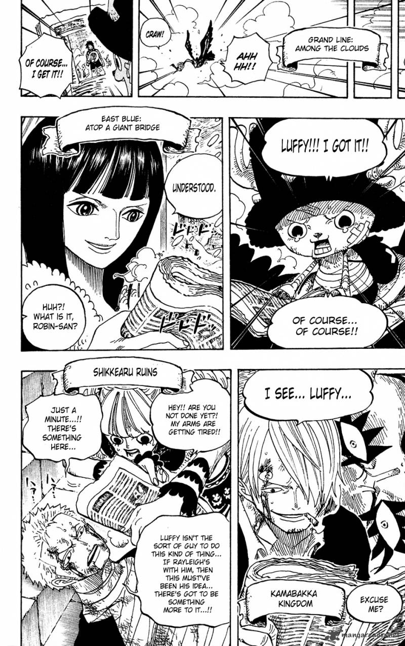 One Piece Manga Chapter 594 page 15 - Message