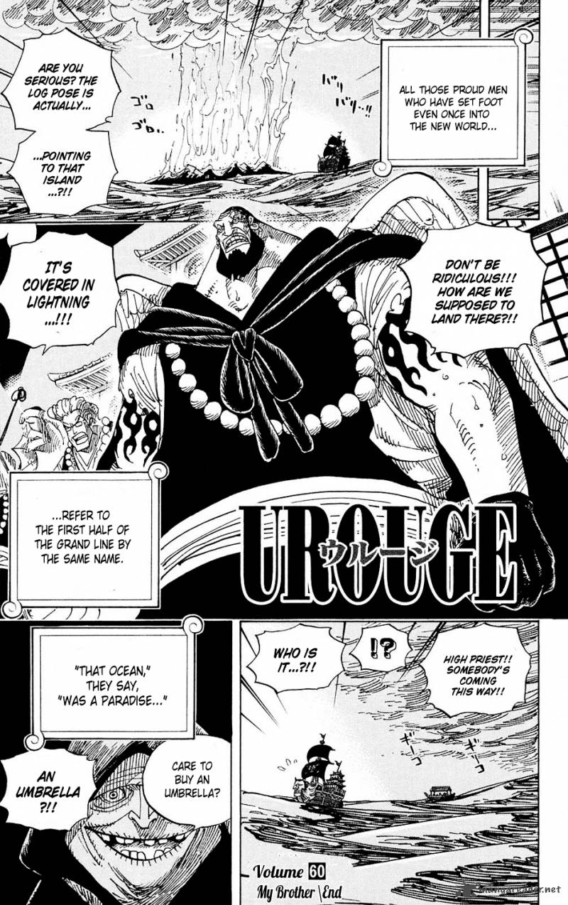One Piece Manga Chapter 594 page 18 - Message
