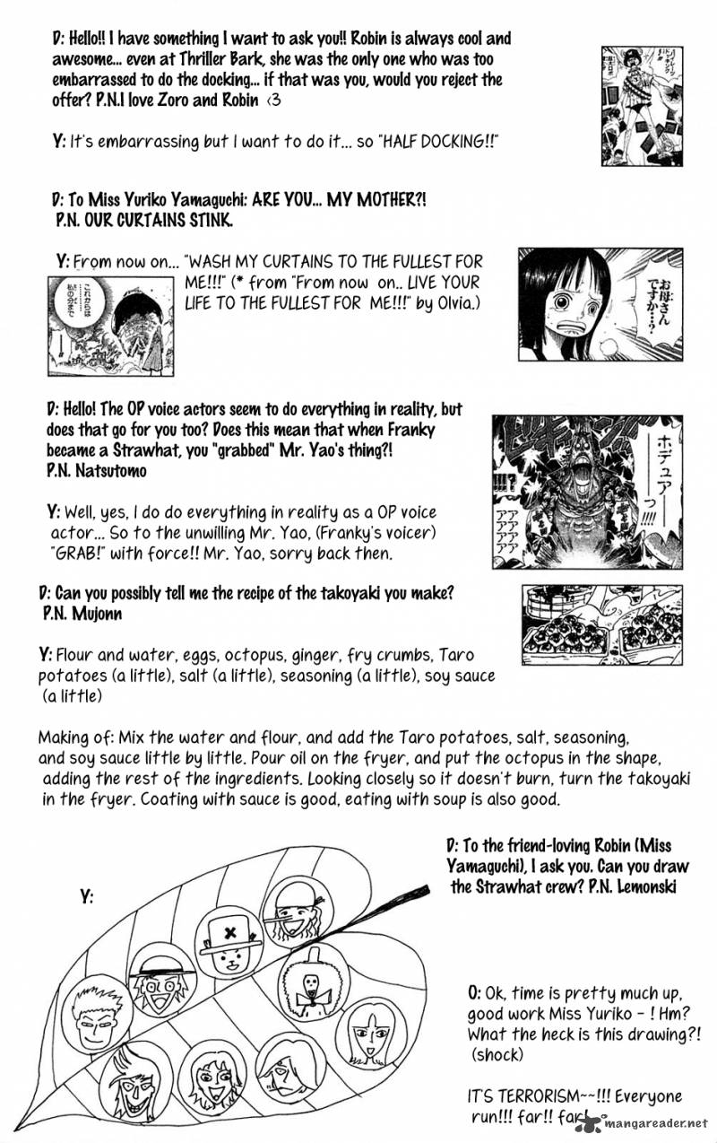One Piece Manga Chapter 594 page 20 - Message