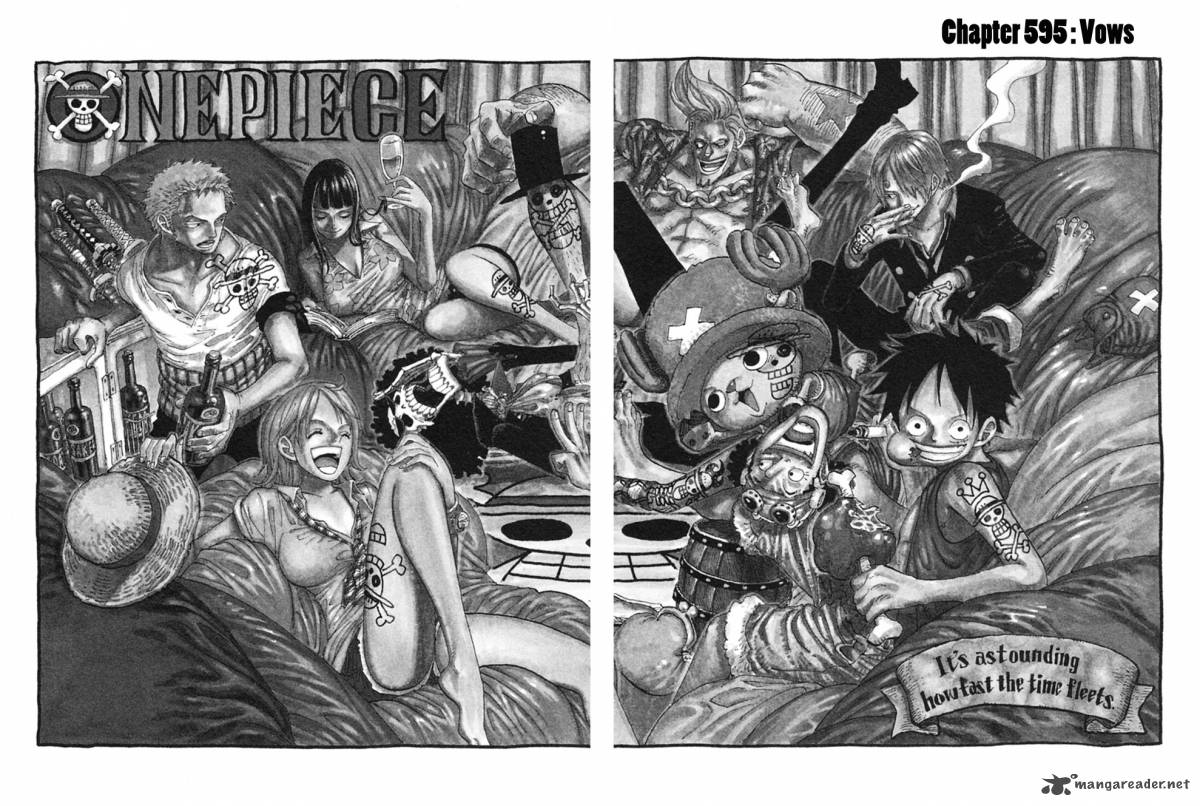 One Piece Manga Chapter 595 page 9 - The Pledge