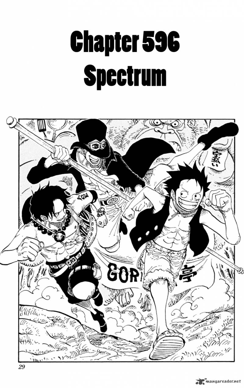 One Piece Manga Chapter 596 page 1 - SPECTRUM