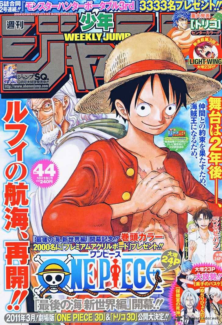 One Piece Manga Chapter 598 page 1 - 2 Years Later