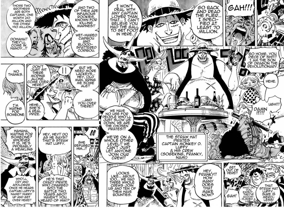 One Piece Manga Chapter 598 page 10 - 2 Years Later