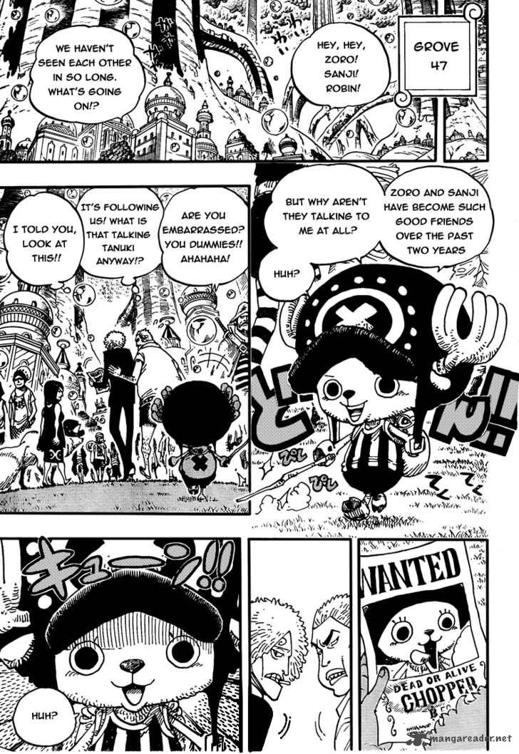 One Piece Manga Chapter 598 page 18 - 2 Years Later