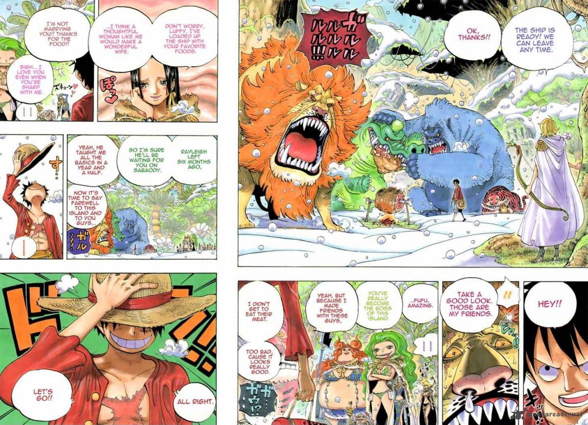 One Piece Manga Chapter 598 page 3 - 2 Years Later