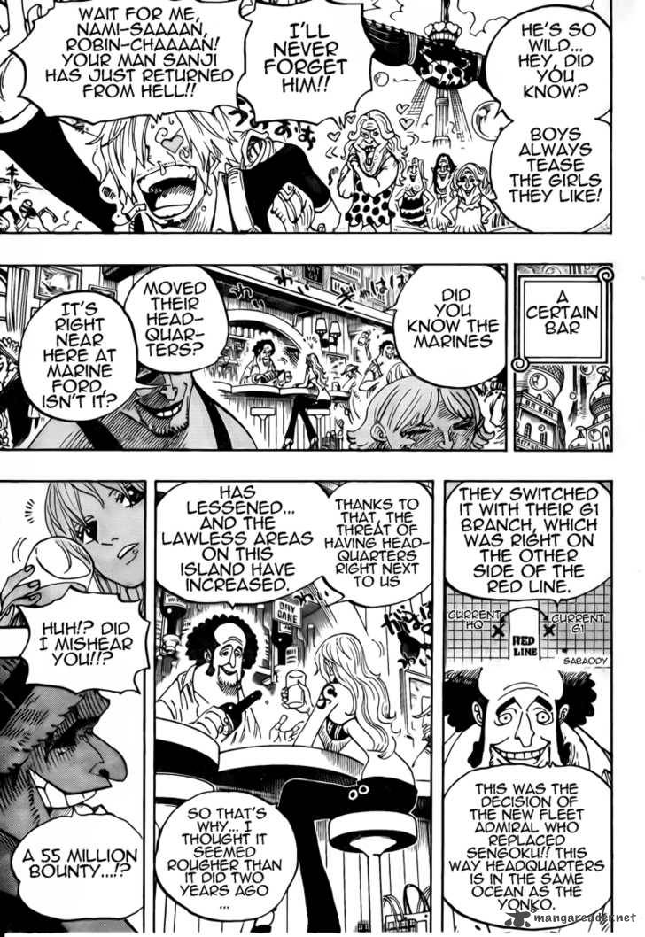 One Piece Manga Chapter 598 page 9 - 2 Years Later