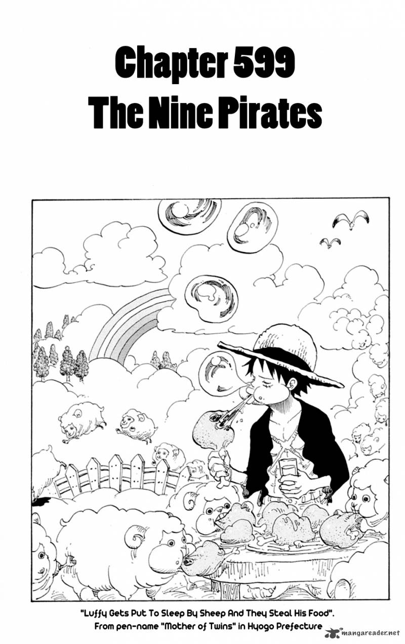 One Piece Manga Chapter 599 page 1 - Nine Pirates