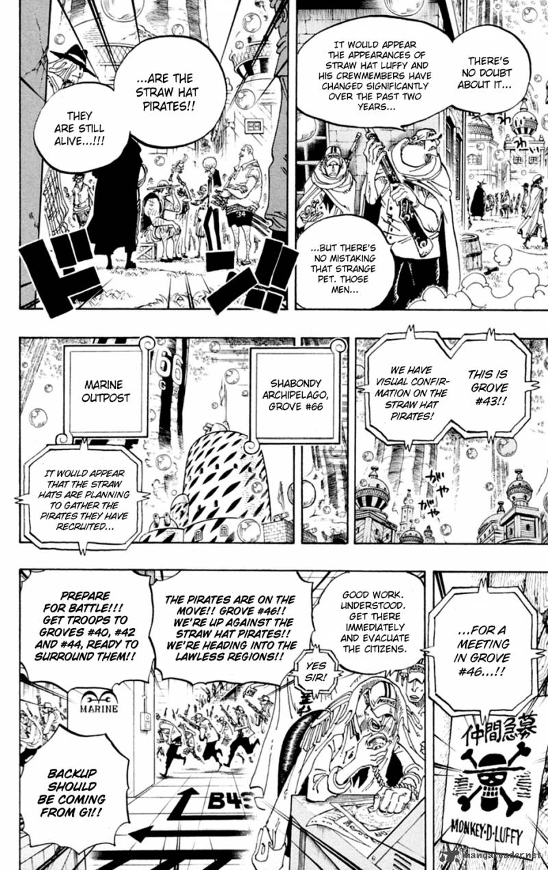 One Piece Manga Chapter 599 page 13 - Nine Pirates