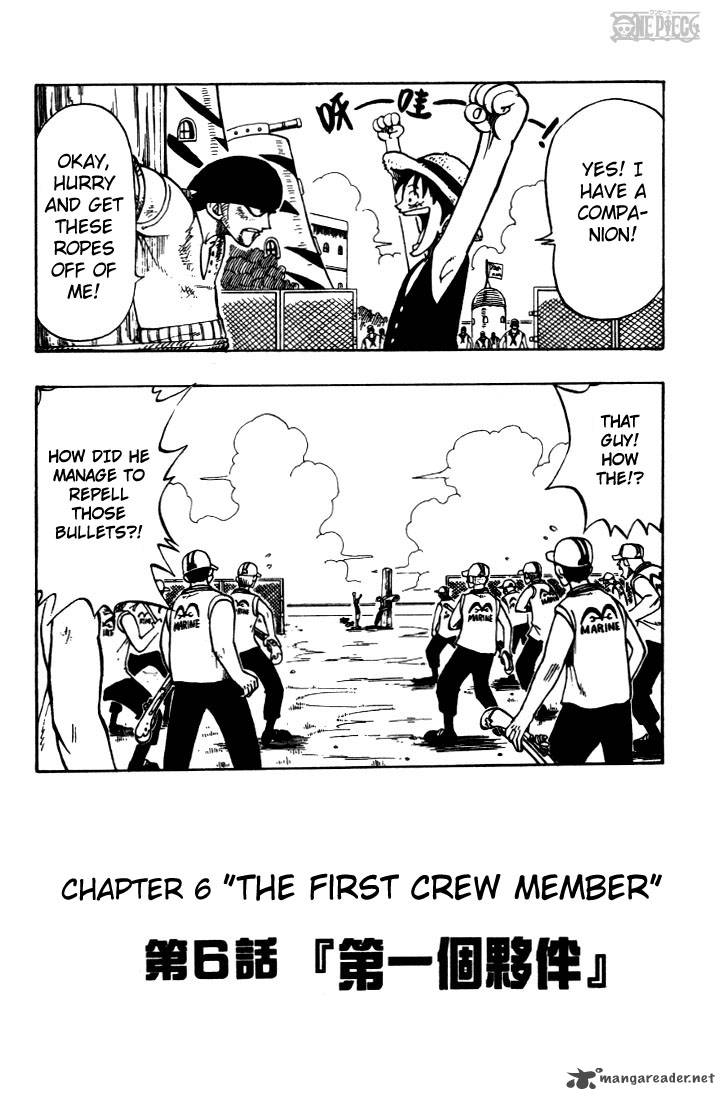 One Piece Manga Chapter 6 page 1 - The First