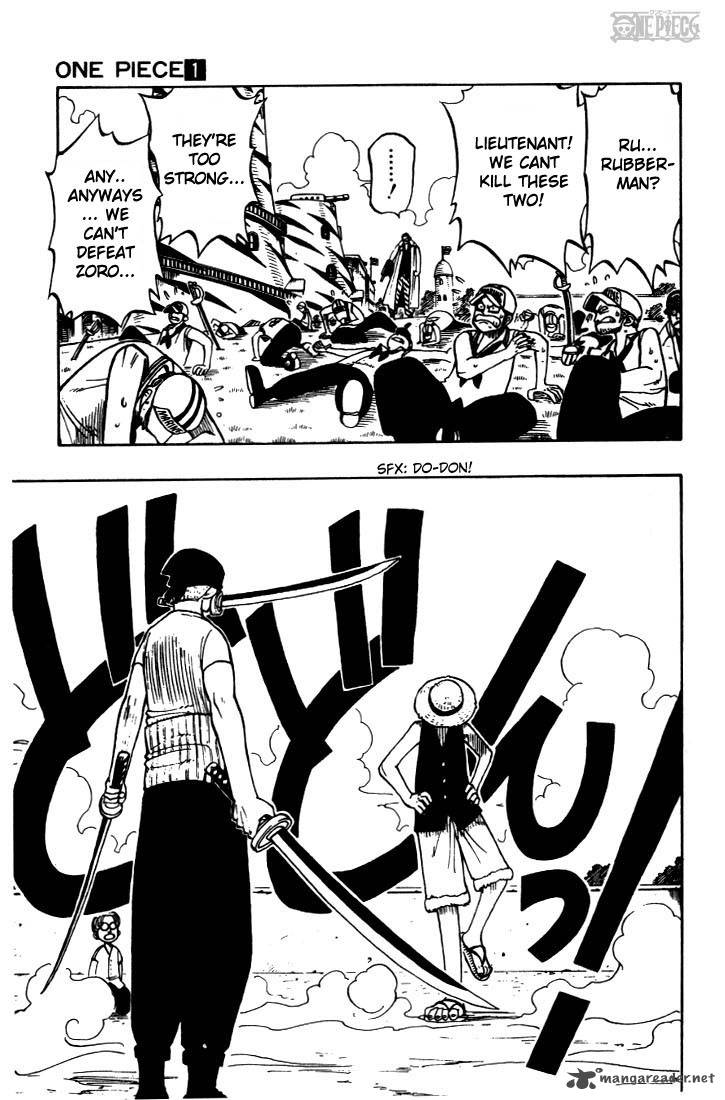 One Piece Manga Chapter 6 page 10 - The First