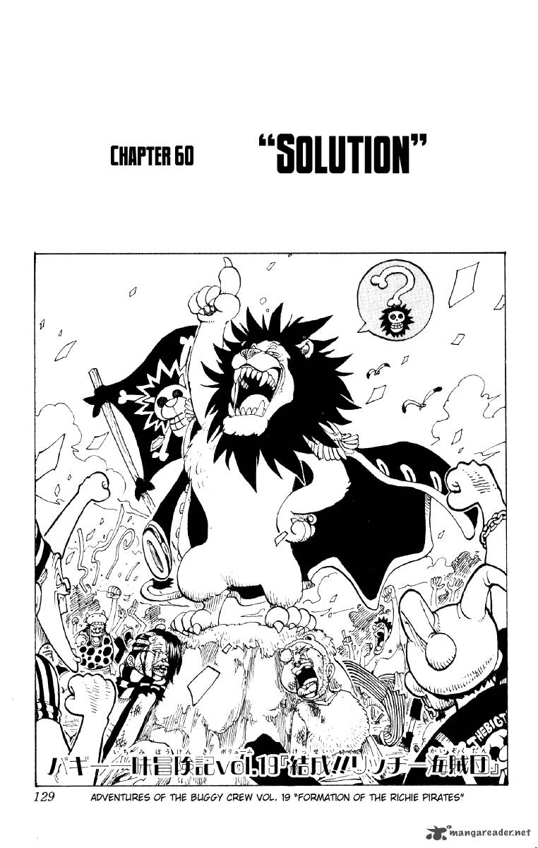 One Piece Manga Chapter 60 page 1 - Propriety