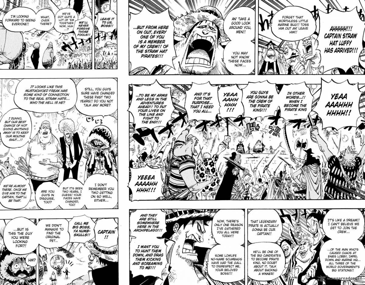 One Piece Manga Chapter 600 page 10 - Island of New Beginnings