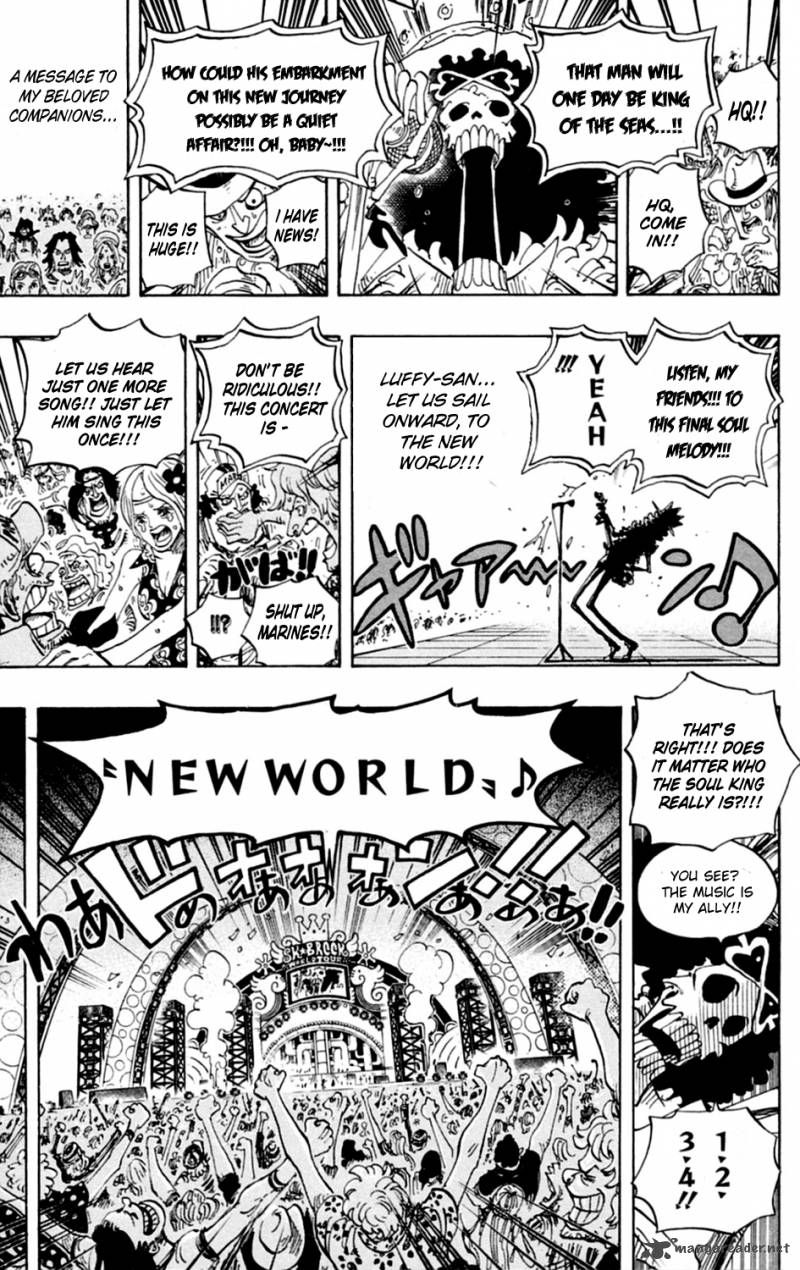 One Piece Manga Chapter 600 page 14 - Island of New Beginnings