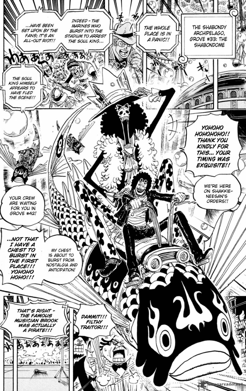 One Piece Manga Chapter 601 page 2 - Romance Dawn For the New World:
The Dawn of an Adventure
into a New World