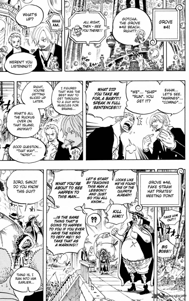 One Piece Manga Chapter 601 page 3 - Romance Dawn For the New World:
The Dawn of an Adventure
into a New World