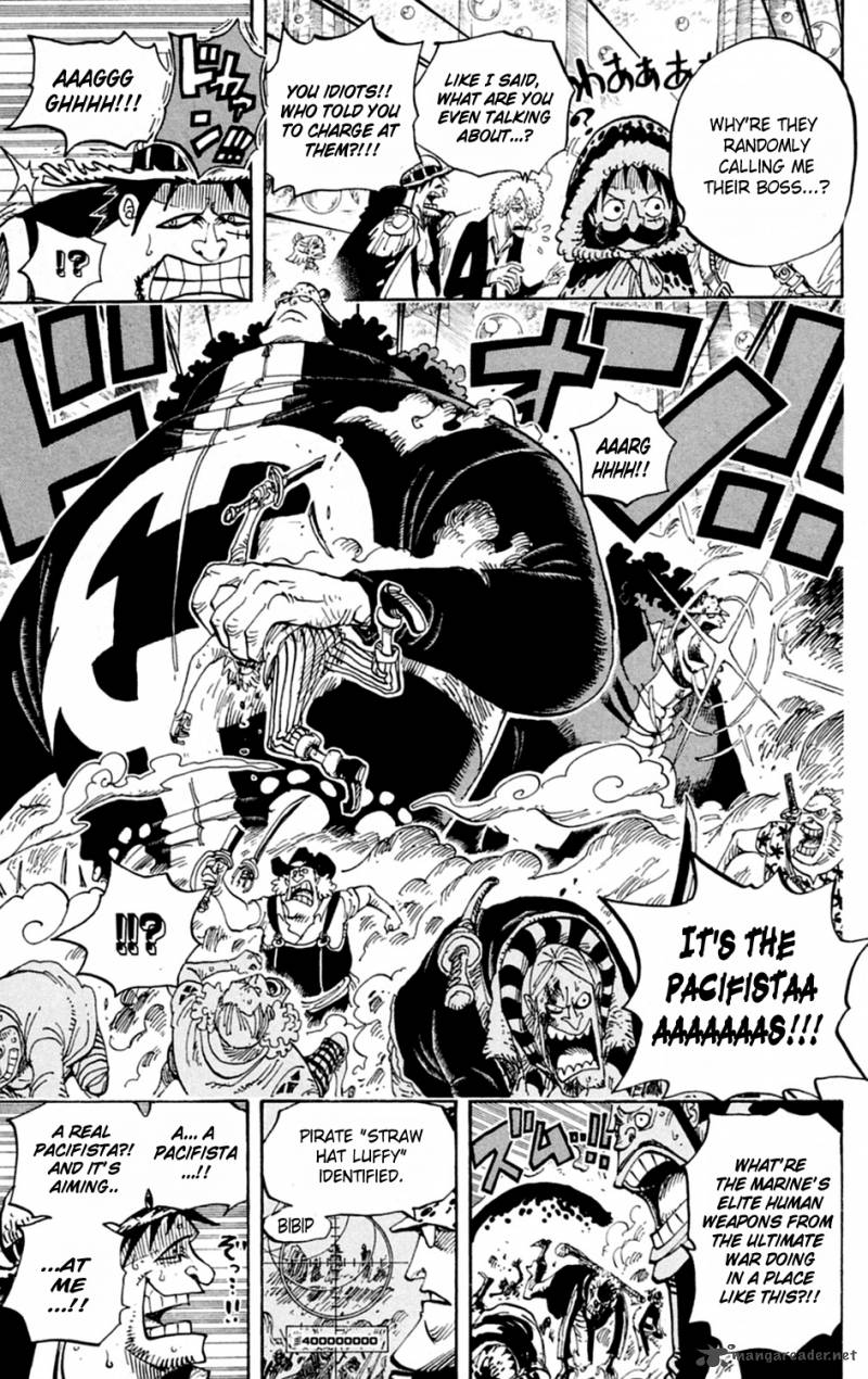 One Piece Manga Chapter 601 page 6 - Romance Dawn For the New World:
The Dawn of an Adventure
into a New World