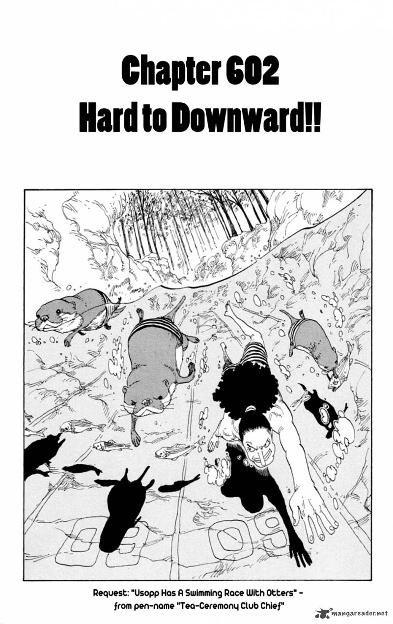 One Piece Manga Chapter 602 page 1 - Downward Ho!!
