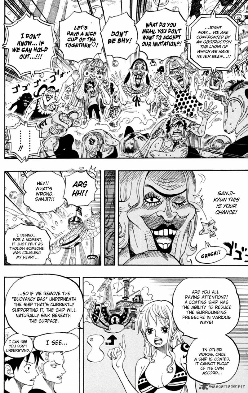 One Piece Manga Chapter 602 page 13 - Downward Ho!!