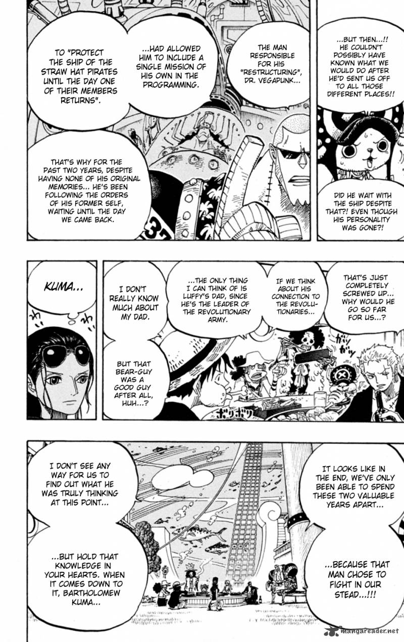 One Piece Manga Chapter 603 page 15 - Keep It In Your Heart