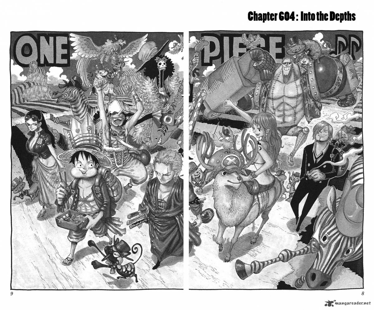 One Piece Manga Chapter 604 page 28 - Into the Depths