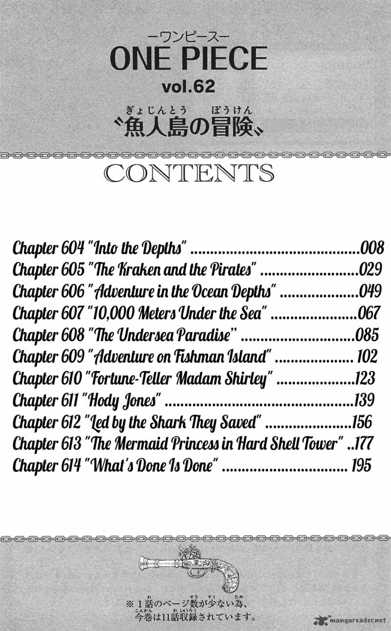 One Piece Manga Chapter 604 page 9 - Into the Depths