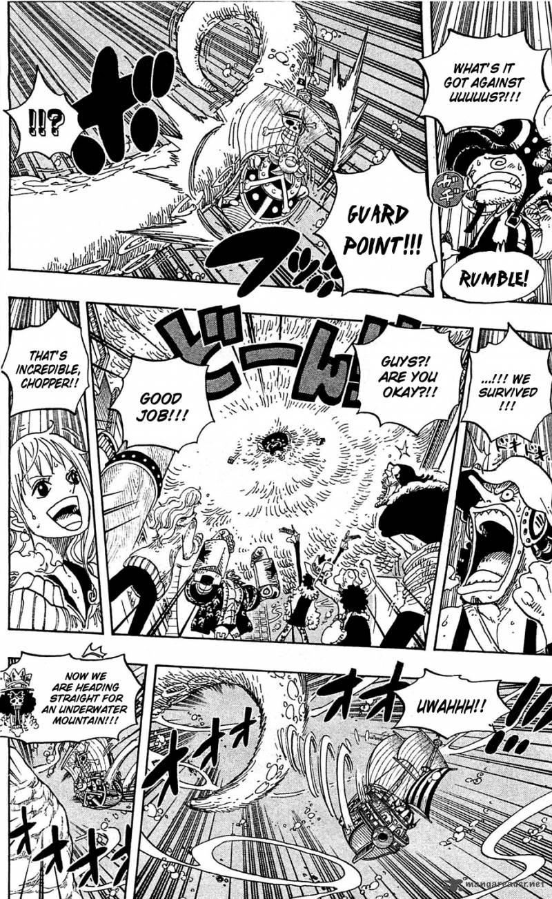 One Piece Manga Chapter 605 page 10 - The Kraken and the Pirates