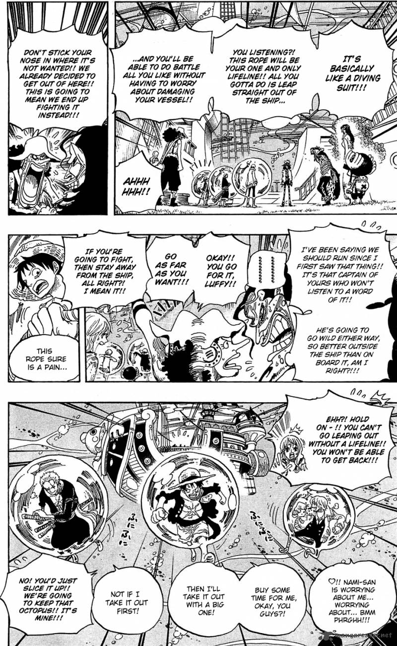 One Piece Manga Chapter 605 page 8 - The Kraken and the Pirates