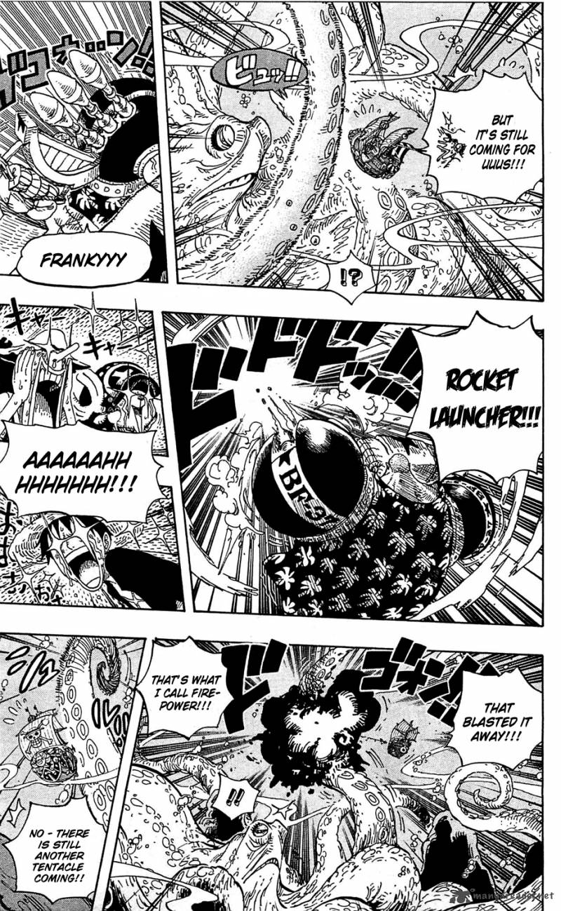 One Piece Manga Chapter 605 page 9 - The Kraken and the Pirates