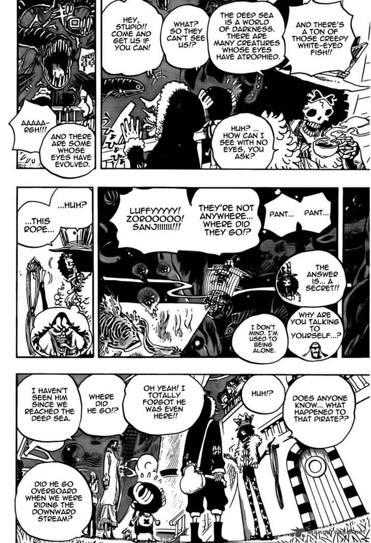 One Piece Manga Chapter 606 page 4 - Deep Sea Adventure