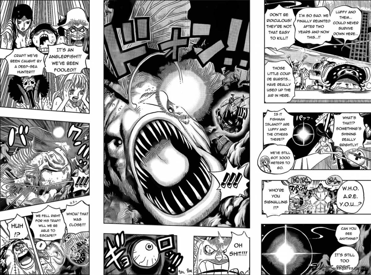 One Piece Manga Chapter 606 page 8 - Deep Sea Adventure