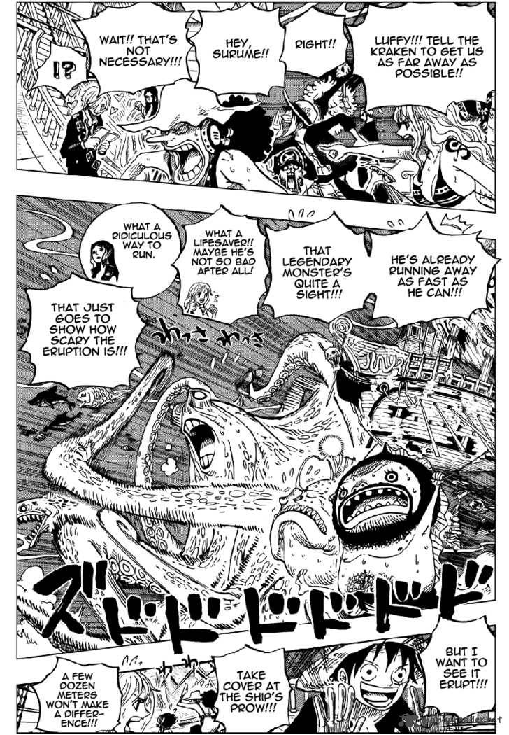 One Piece Manga Chapter 607 page 3 - 10,000 Meters Under the Sea