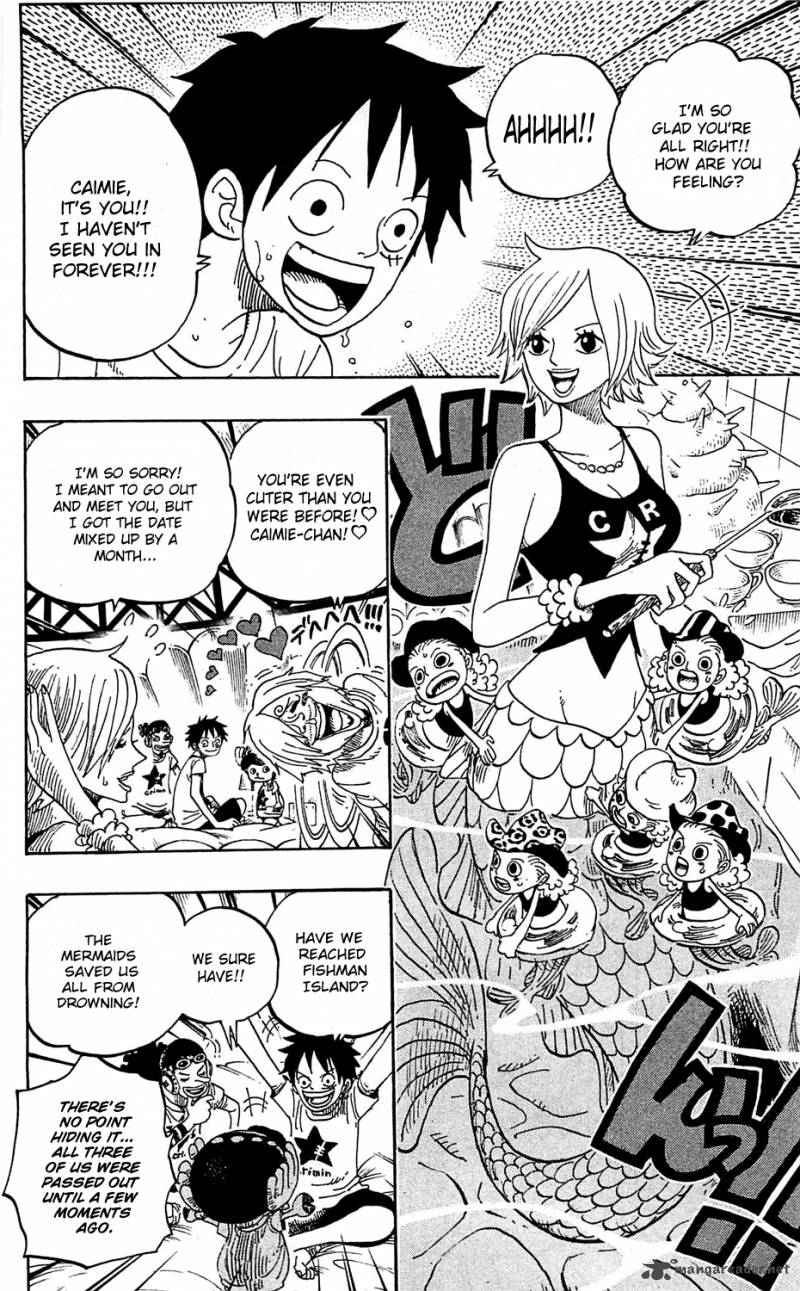 One Piece Manga Chapter 608 page 10 - Underwater Paradise