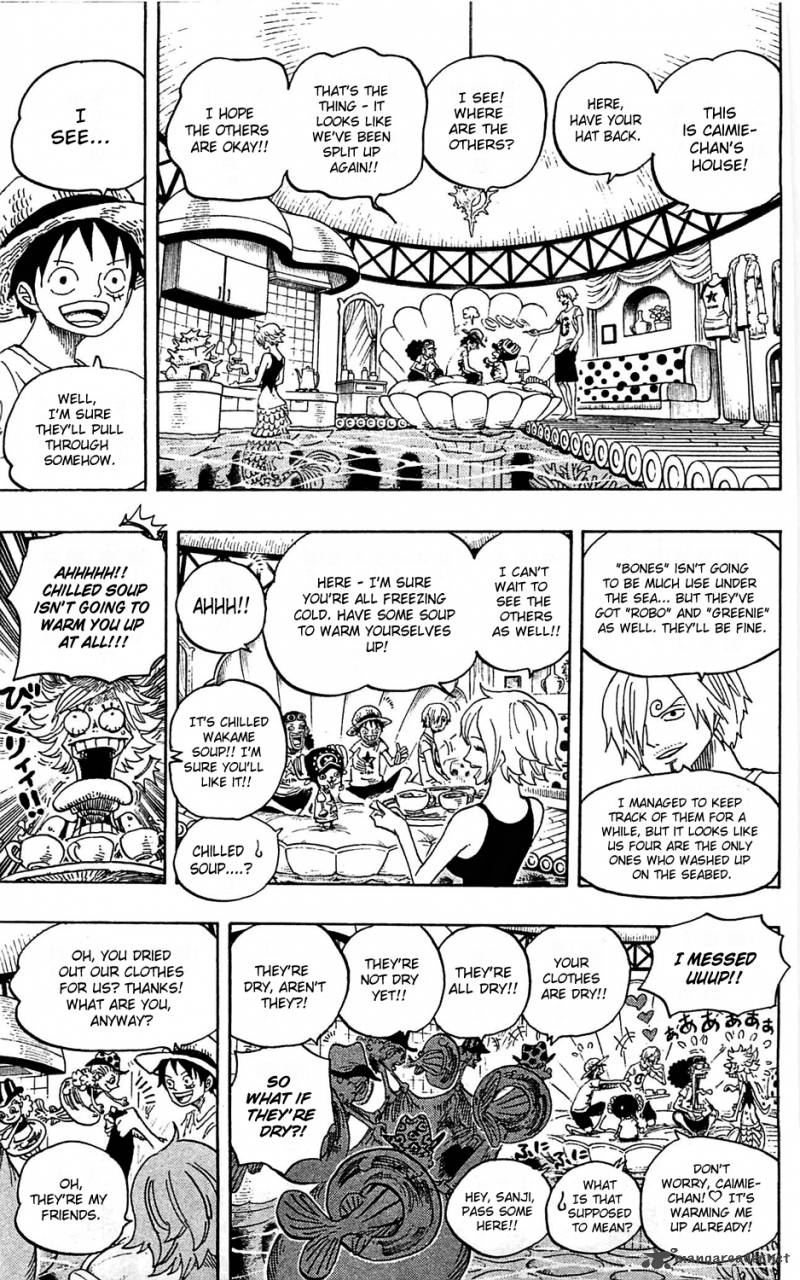 One Piece Manga Chapter 608 page 11 - Underwater Paradise