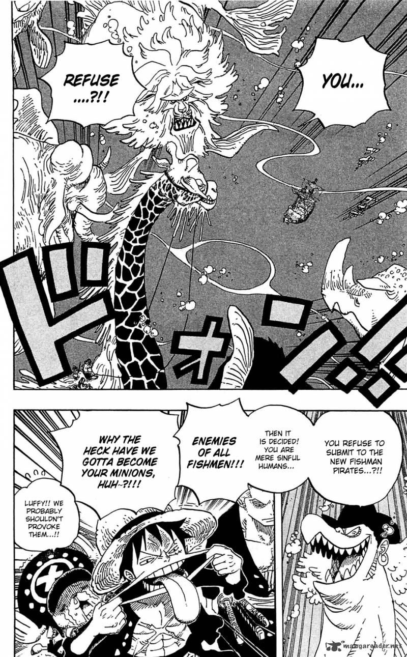 One Piece Manga Chapter 608 page 2 - Underwater Paradise
