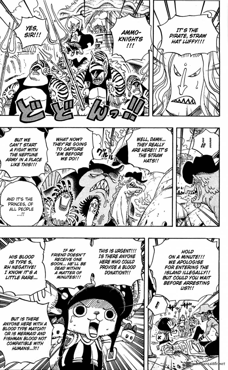 One Piece Manga Chapter 609 page 10 - Adventure on Fish-Man Island