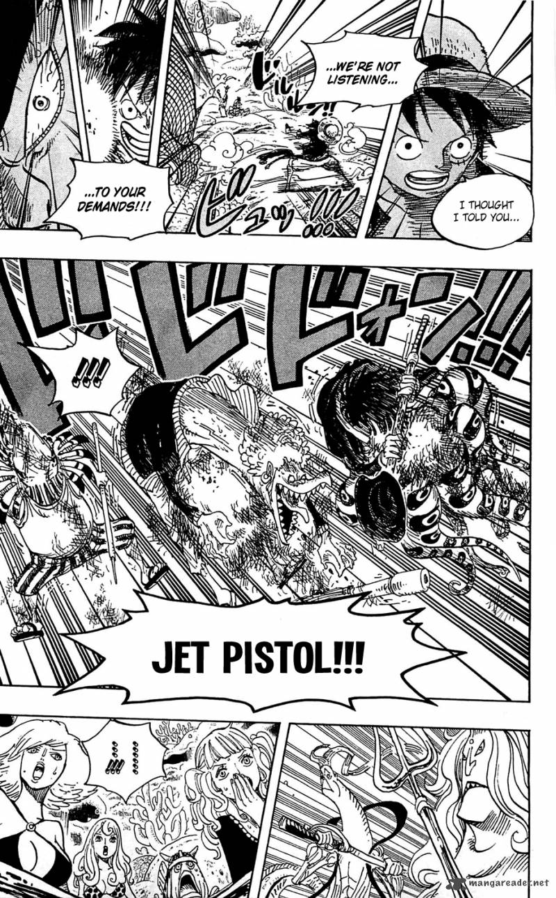One Piece Manga Chapter 609 page 14 - Adventure on Fish-Man Island