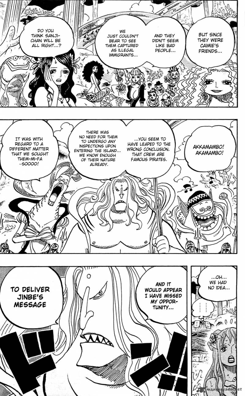 One Piece Manga Chapter 609 page 18 - Adventure on Fish-Man Island