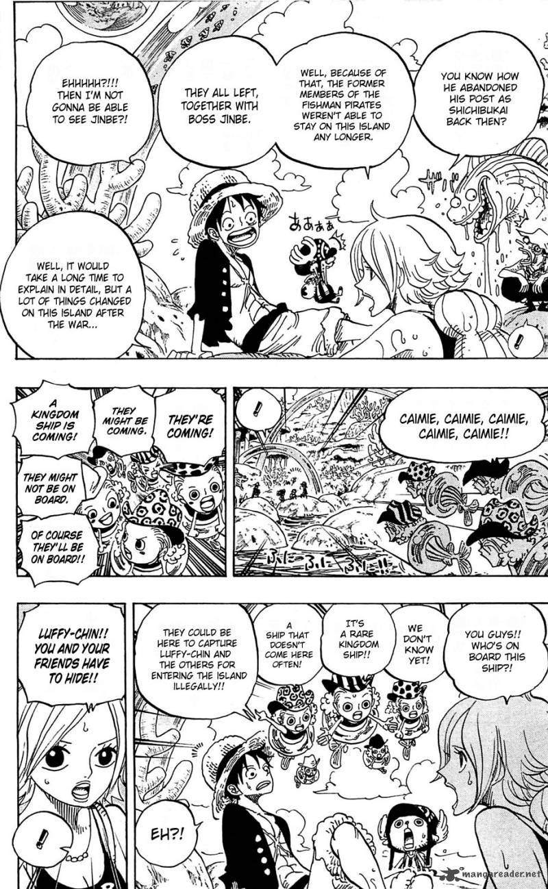 One Piece Manga Chapter 609 page 6 - Adventure on Fish-Man Island
