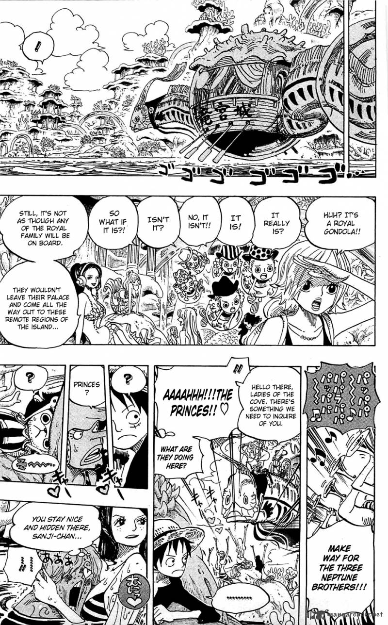 One Piece Manga Chapter 609 page 7 - Adventure on Fish-Man Island