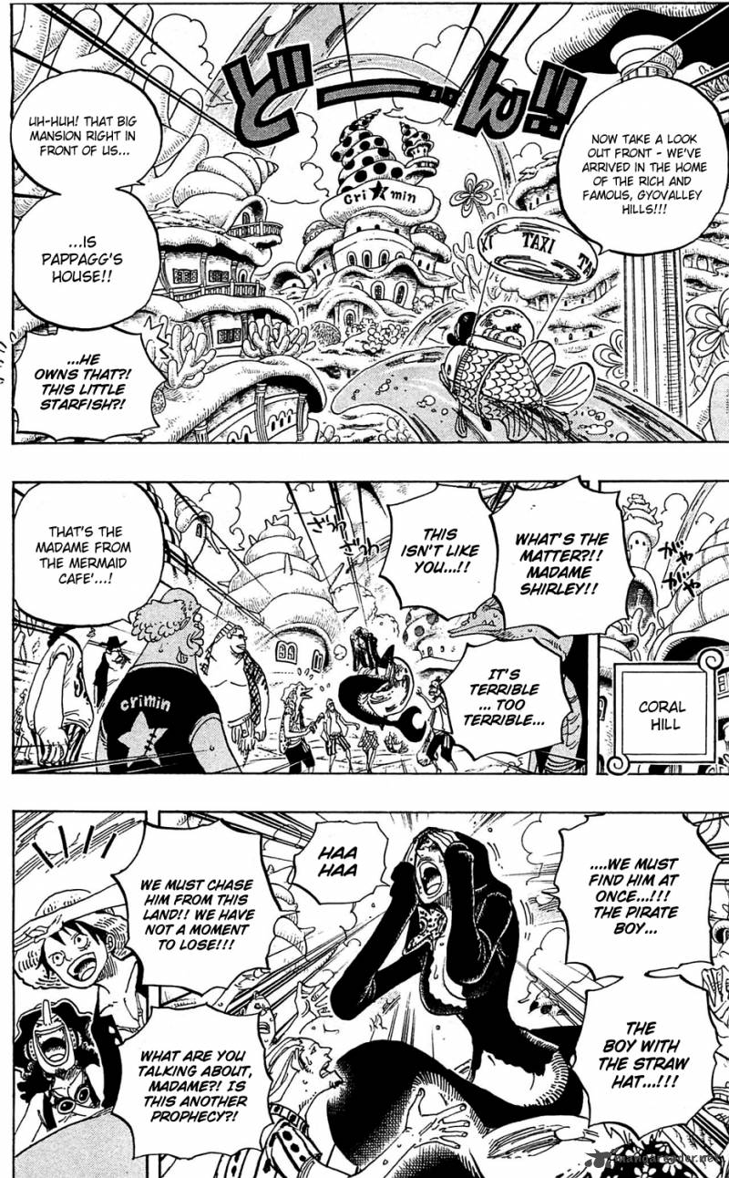 One Piece Manga Chapter 610 page 14 - Madam Shyarly, Fortune-Teller