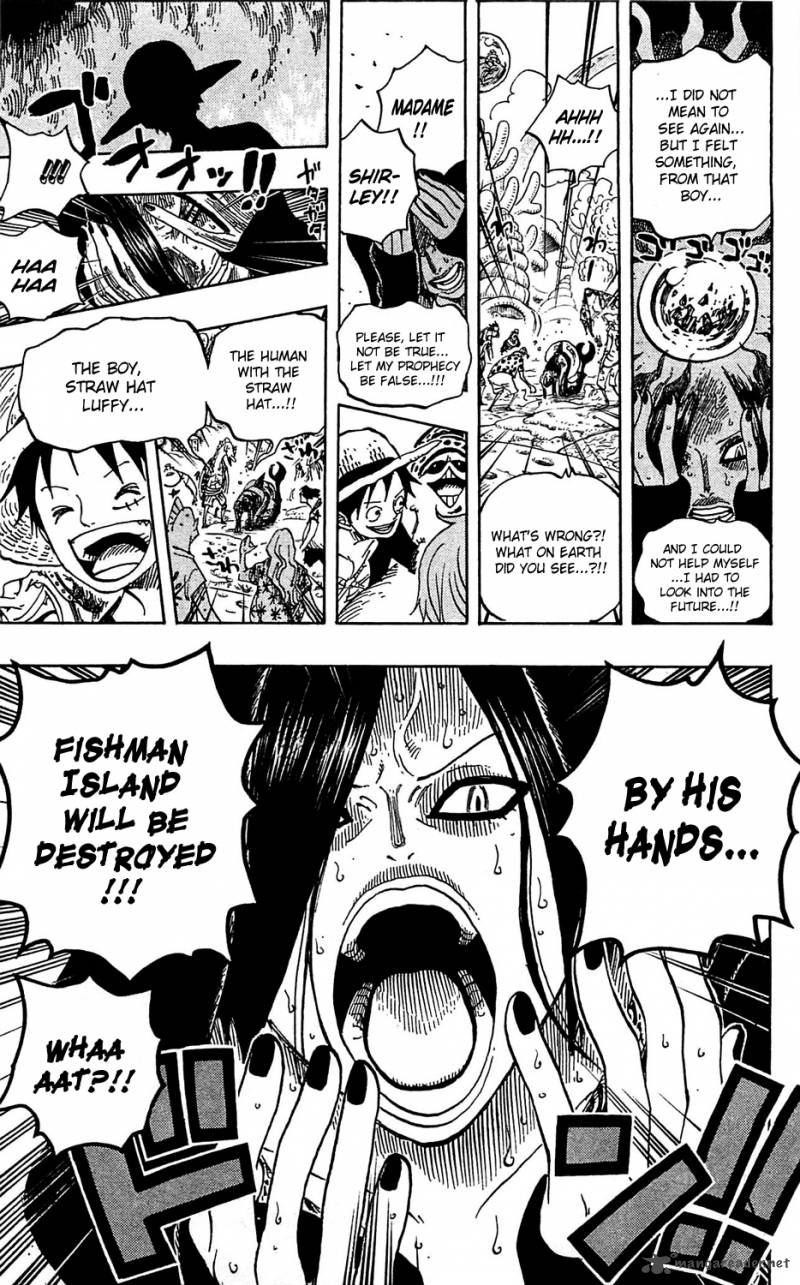 One Piece Manga Chapter 610 page 15 - Madam Shyarly, Fortune-Teller