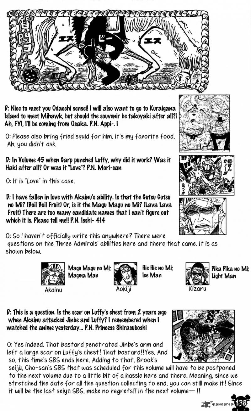 One Piece Manga Chapter 610 page 16 - Madam Shyarly, Fortune-Teller