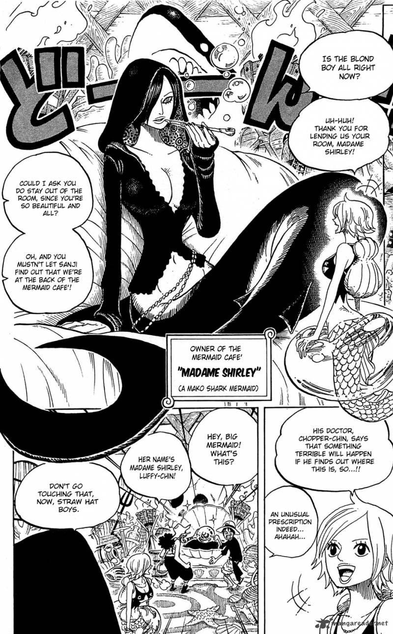 One Piece Manga Chapter 610 page 6 - Madam Shyarly, Fortune-Teller