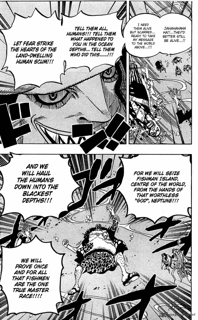 One Piece Manga Chapter 611 page 16 - Hody Jones