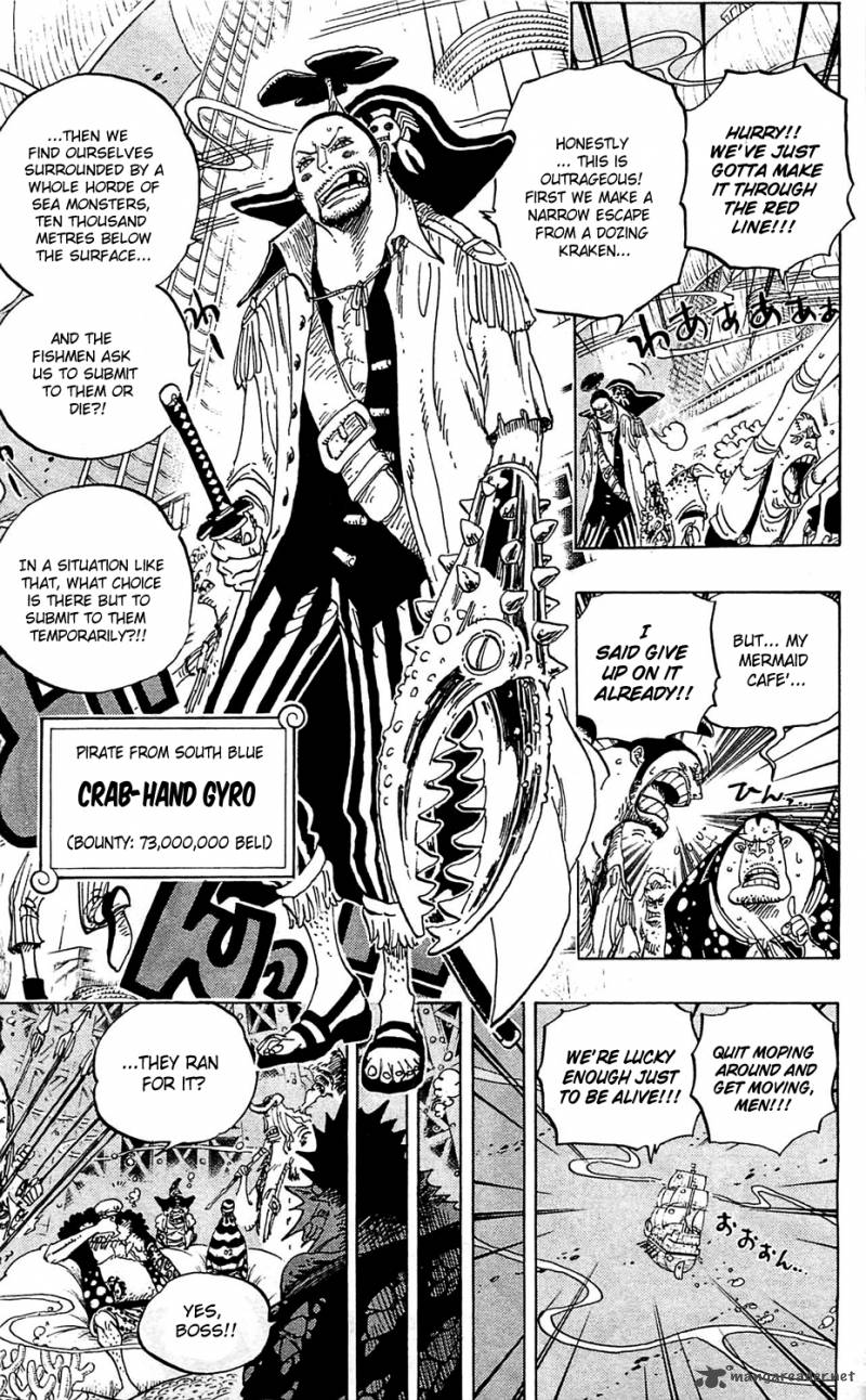 One Piece Manga Chapter 611 page 3 - Hody Jones