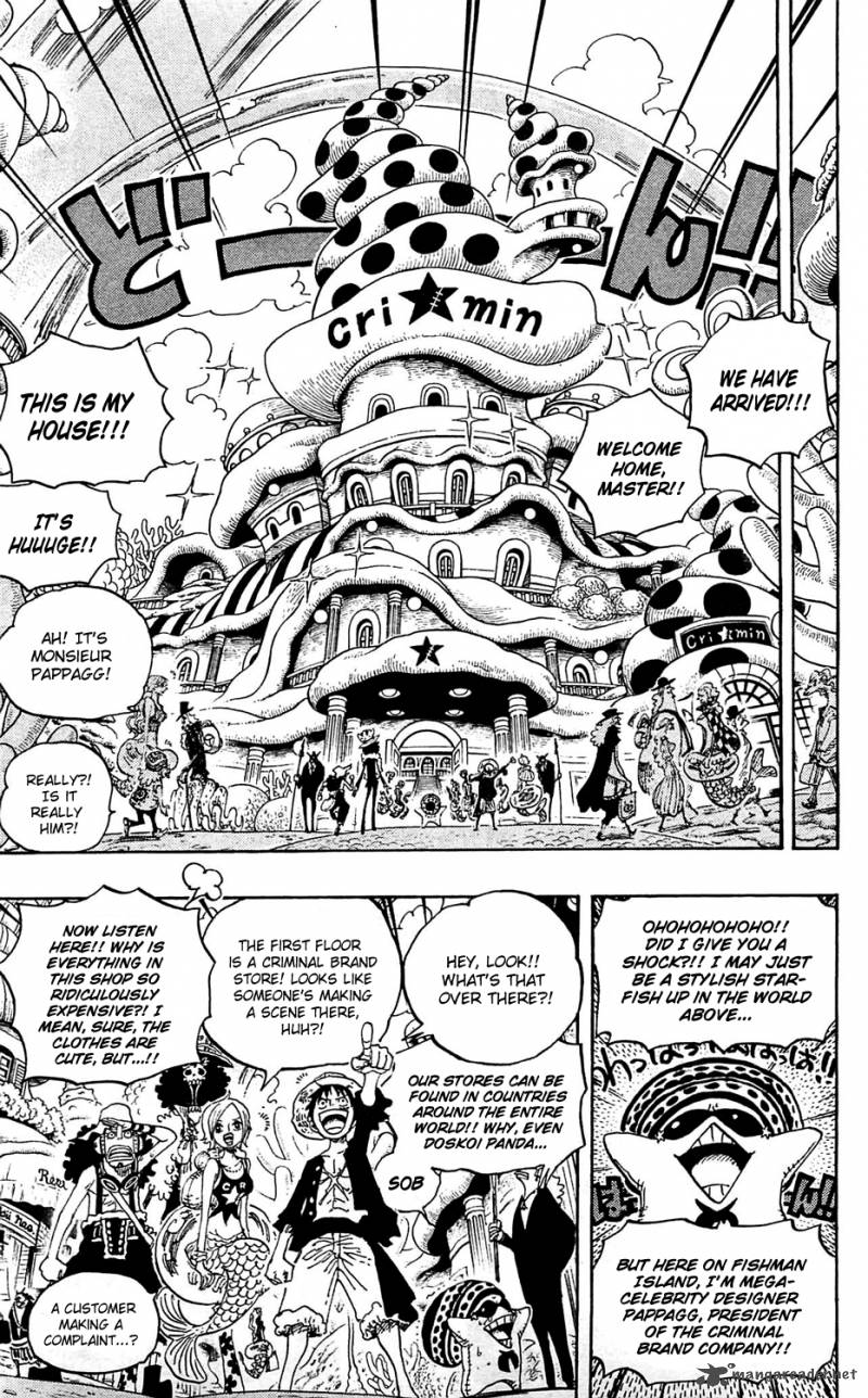 One Piece Manga Chapter 611 page 6 - Hody Jones